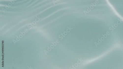 Clear Water Surface Ripples Top Down - Purity Ecology Concept Stock Video Clip