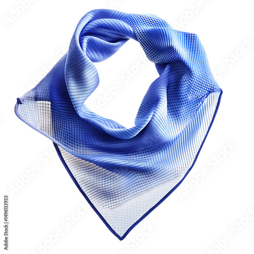 Ultra Light Cooling Bandana with Advanced Quick Dry Isolated on Transparent Background