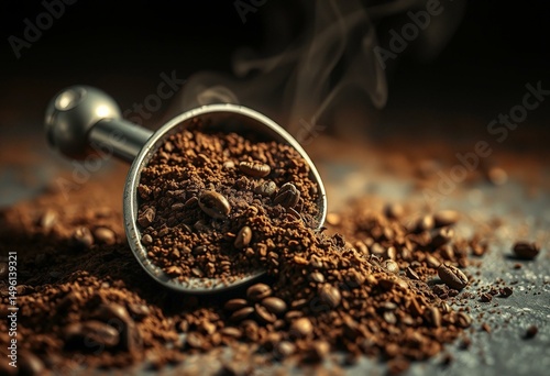 Wallpaper Mural Dark and moody coffee scene Torontodigital.ca