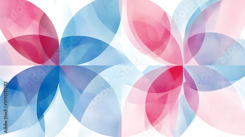 Abstract Floral Pattern Design.