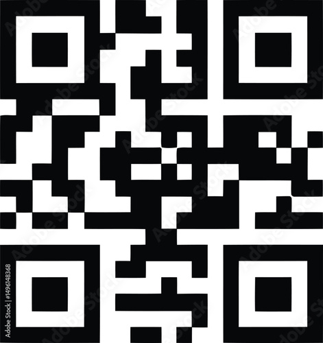 Digital scanning QR code icon. Smartphone qr code vector on white background. qr code icon symbol. QR code for payment. Vector QR code png image for website. Editable QR code icon