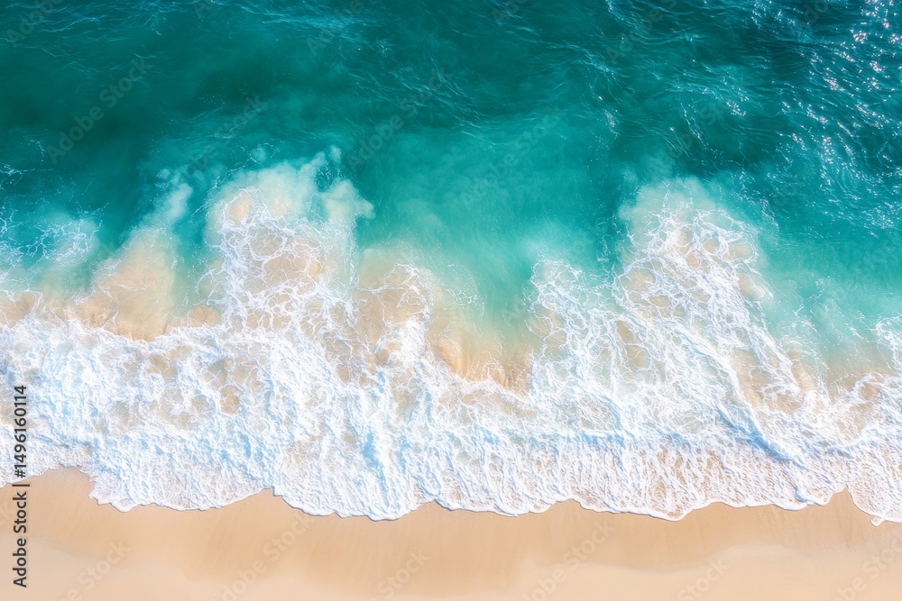 A close-up view of waves crashing against the shore in a peaceful coastal landscape captured through nature photography A close-up view of waves crashing against the shore in a peaceful coastal landscape captured through nature photography
