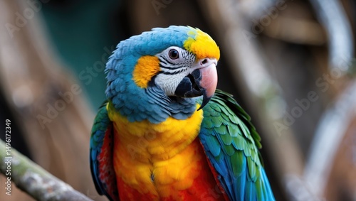 Amazon parrot portrait