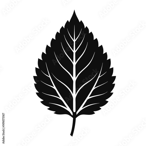 leaf silhouette vector