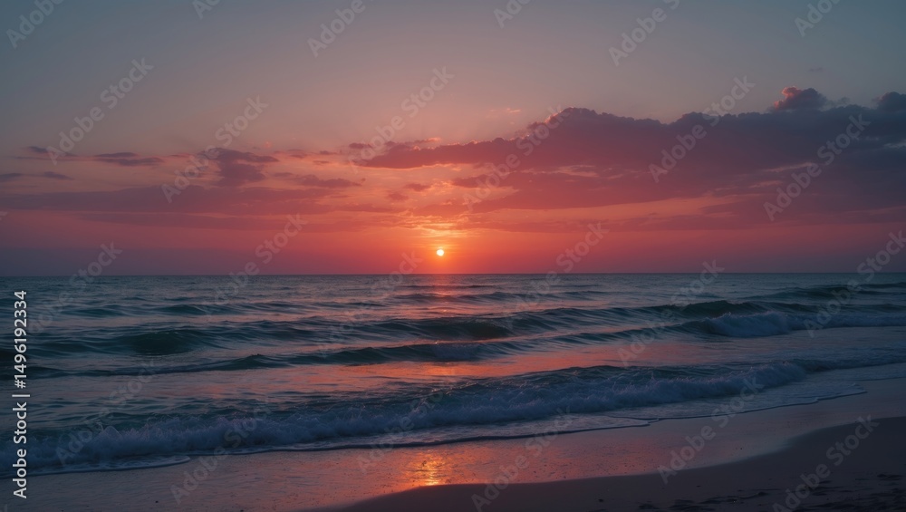 Obraz premium A beautiful sunset will come daily