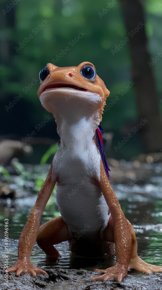 Fototapeta premium Bearded Dragon Portrait