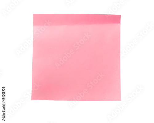 blank note paper isolated on white background. PNG Transparent file type with high definition quality And vibrant color grading Available.
