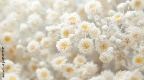 Beautiful white flowers blooming in the garden. Nature background.