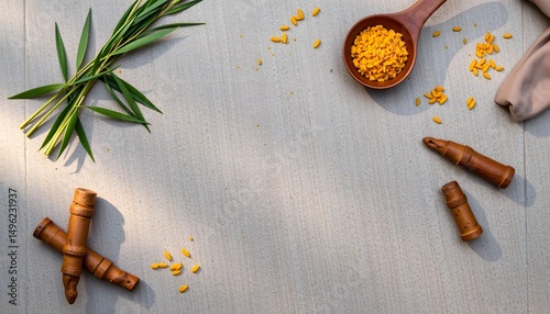 Creative food photography capturing vibrant ingredients on a rustic table natural light culinary art