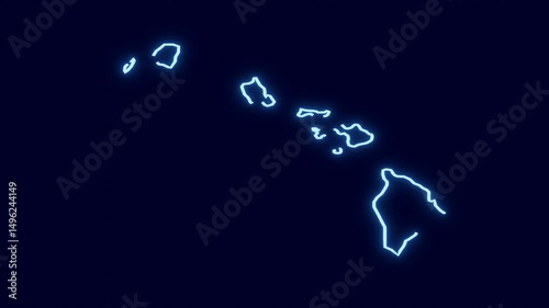 National Hawaii Day Animation 4k
