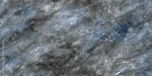 Stone-textured, dark-blue and black marble backdrop with fossil-like appearance - Seamless , pattern , background , tile