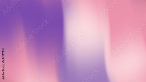 Soft abstract gradient of purple and peach hues with gentle light flow. Dreamy modern background