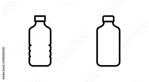 Bottle icon vector. bottle sign and symbol