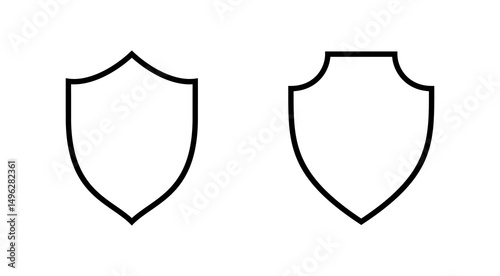 Shield icon vector. Protection icon. Security sign and symbol