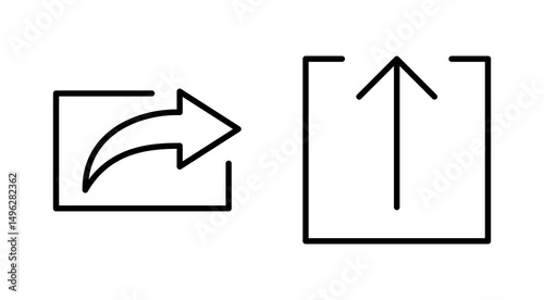 Share icon vector. Sharing sign and symbol