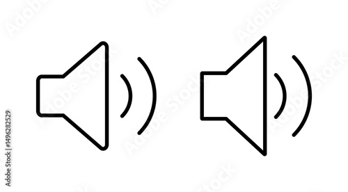 Speaker icon vector. volume sign and symbol. loudspeaker icon. sound symbol