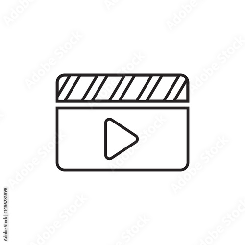 film icon , video icon vector