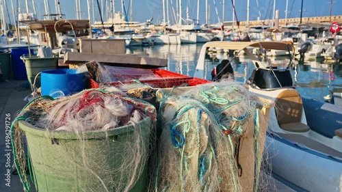 Wallpaper Mural Boats docked in the Port Vauban in daylight in Antibes, France Torontodigital.ca