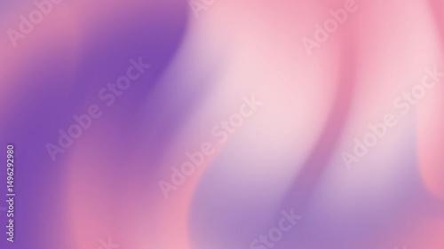 Soft abstract gradient of purple and peach hues with gentle light flow. Dreamy modern background