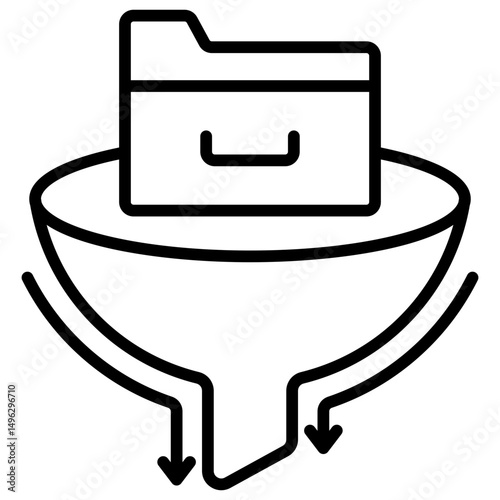 Data Filtering Icon