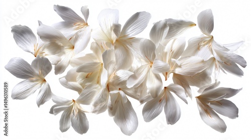 Elegant Collection of White Flower Petals for Creative Designs