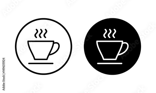 coffee cup icon vector illustration. cup a coffee sign and symbol