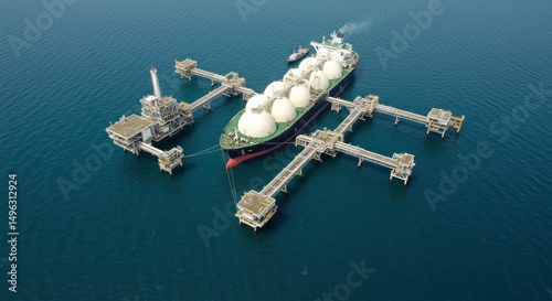 Gas tanker loading