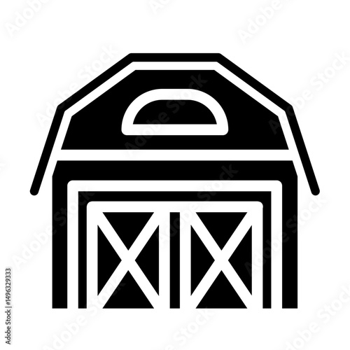 barn Solid icon