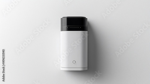 Modern white and black portable device
