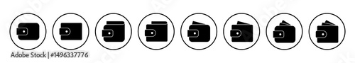 Wallet icon vector. wallet vector icon