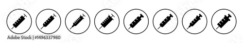 Syringe icon vector. injection icon vector.