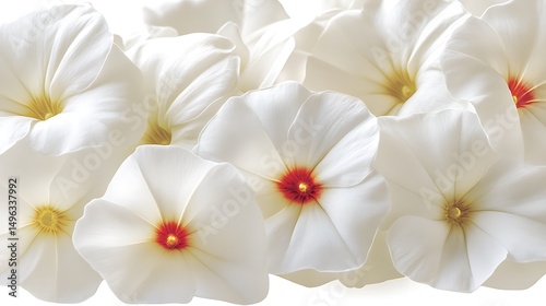 White Flowers Closeup Bouquet.