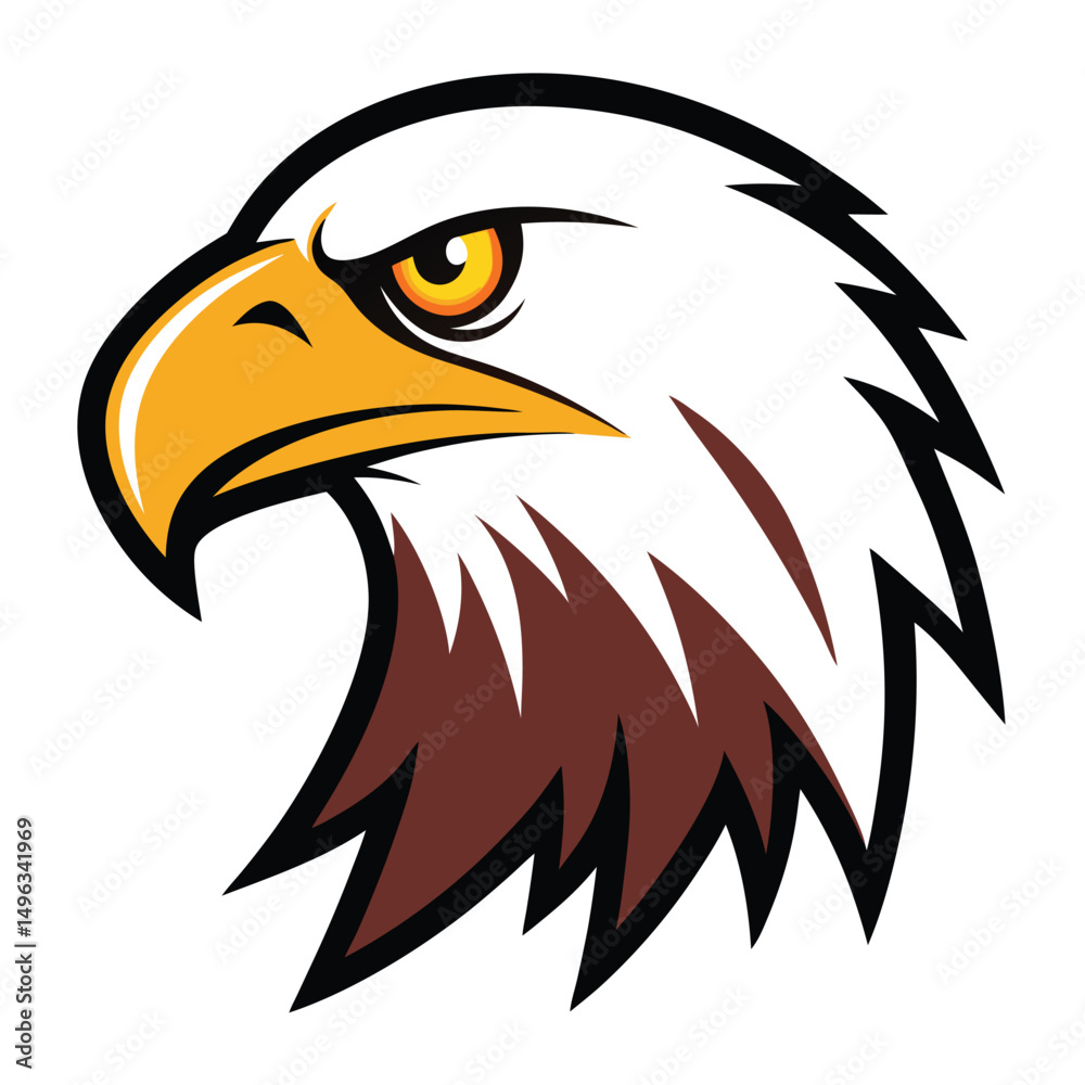 Obraz premium eagle mascot logo