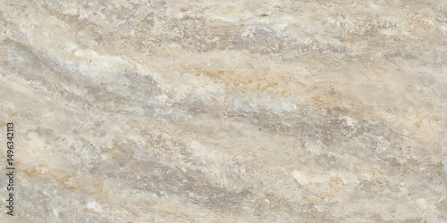 Marbled beige travertine stone backdrop texture - Seamless , pattern , background , tile