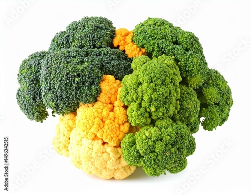 Colorful and fresh broccoli display showcasing healthy eating options.