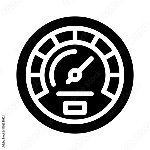 gauge glyph icon