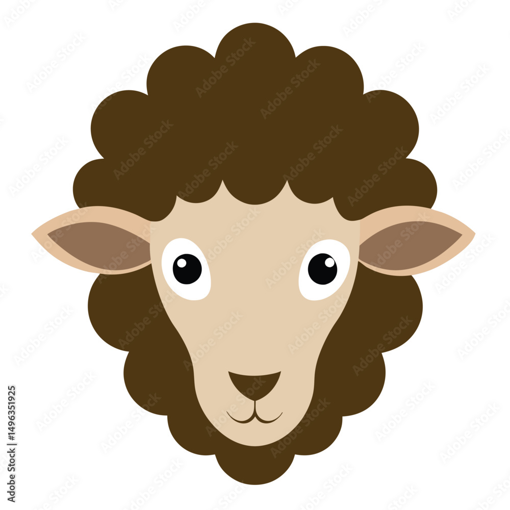 sheep head logo vector sheep head logo vector