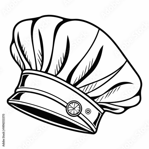 Chefs hat culinary cooking restaurant food design