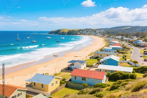 Anglesea, a charming coastal town, Australia photo