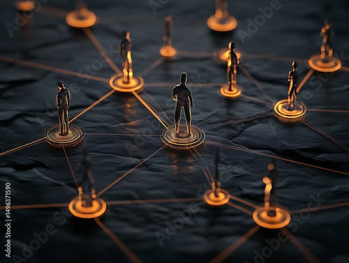 A future society governed by quantum logic, with glowing models of digital democracy simulations.