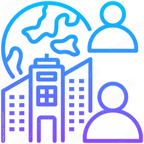 Outsourcing Icon