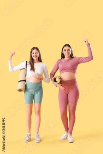 Two pregnant women in activ...