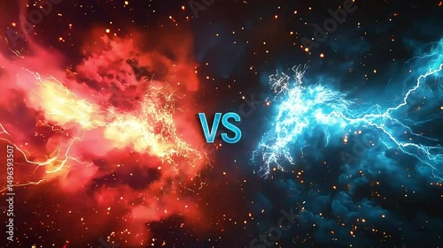 versus vs fight battle screen background design