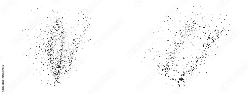 Fototapeta premium Black vector grunge texture blood drip background