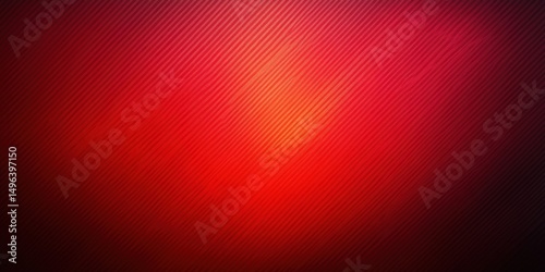 abstract red gradient background with diagonal fine stripes creating smooth transition of shades and warm glowing effect