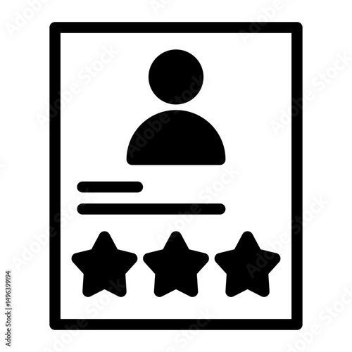 Prospective workers. This is a vector single icon with a semi solid style. perfect for any purpose, such as website design, mobile app design, logo design, pattern design, etc.
