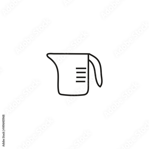 measuring cup vector illustration of measuring cup image for measuring liquid volume