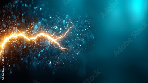 Lightning Bolt Energy Background