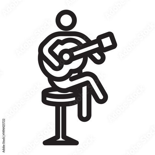 acoustic Line Icon