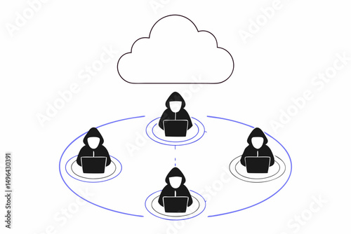 vector illustration of a set of icons